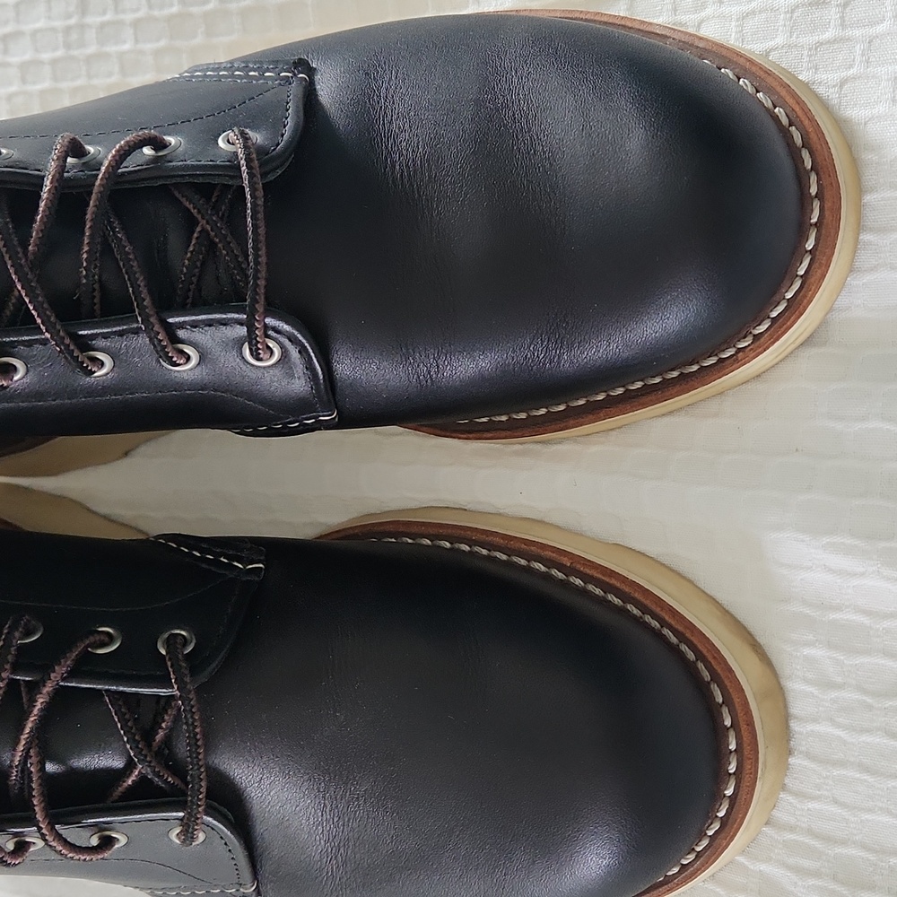 Red Wing Shoes Heritage 6 Inch Boots W9.5 Black - Picture 10 of 10